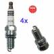 Bougie (4x) Pakket Fiat 1.2 1.4 16V | NGK Iridium