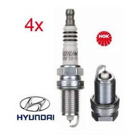 Bougie Set (4x) Hyundai i20 i30 | NGK Iridium ZFR5FIX-11 (2477)