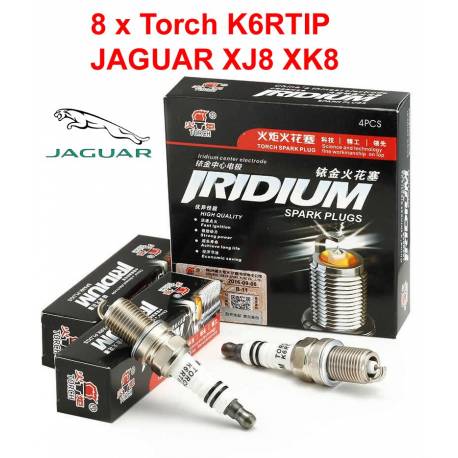 Bougieset 8xTorch K6RTIP Iridium - Platinum JAGUAR XJ8 XK8