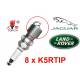 Bougieset 8xTorch K5RTIP Iridium - Platinum JAGUAR LAND ROVER V8