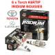 Bougieset 6xTorch K6RTIP Iridium - Platinum TOYOTA LEXUS 6 cil.