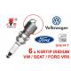 Bougieset 6xTorch K5RTIP Iridium - Platinum SEAT VW FORD VR6 2.8