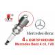 Bougieset 4x Torch K5RTIP Iridium - Platinum Mercedes 4 cil / V8